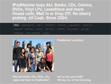 Tablet Screenshot of ipodmeister.com